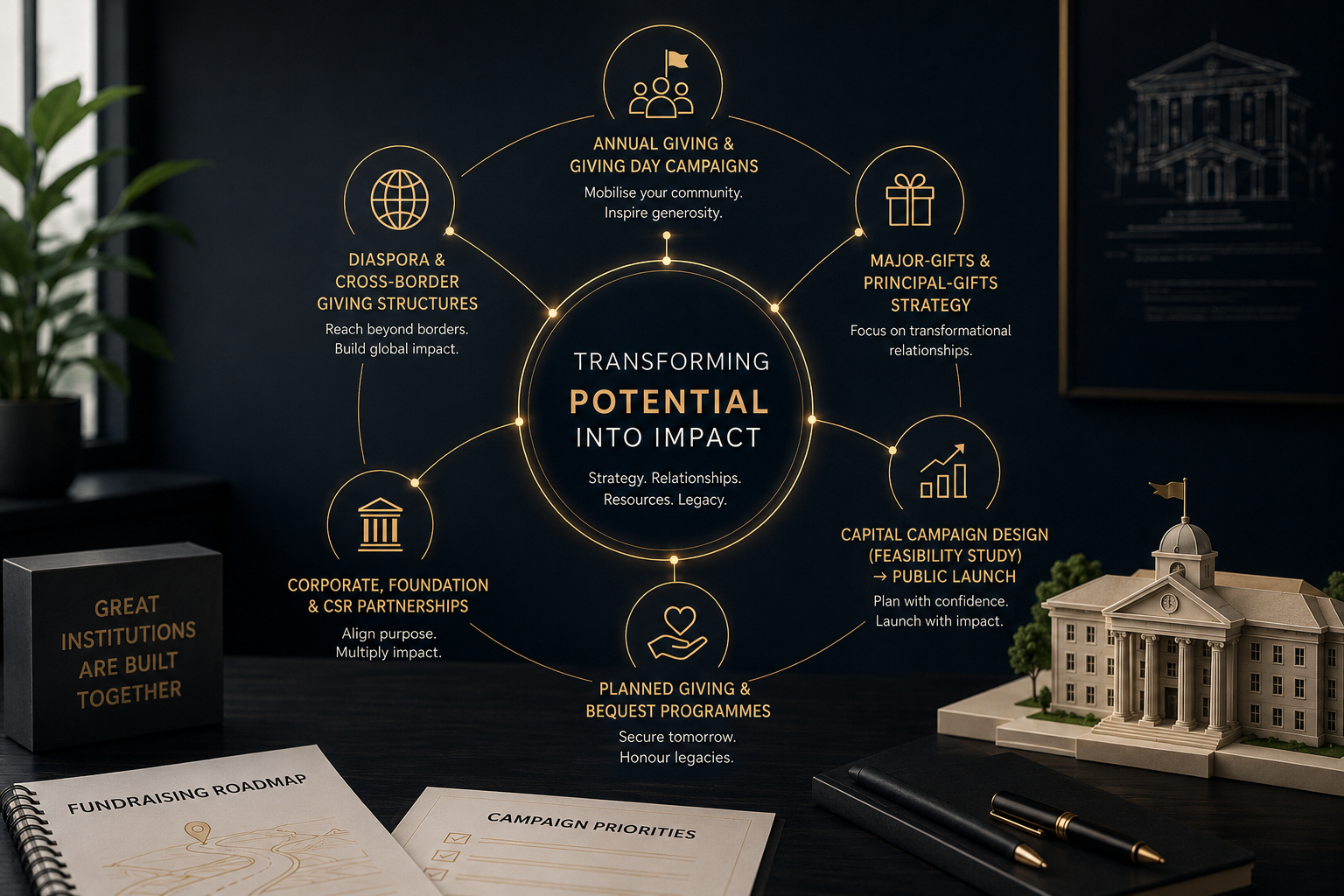 Fundraising Strategy and Execution.